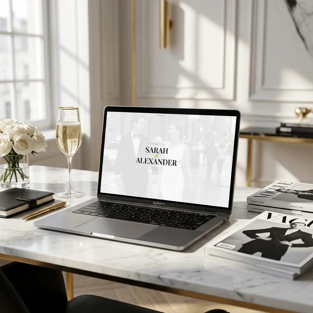 Velvet & Vogue Wedding Website